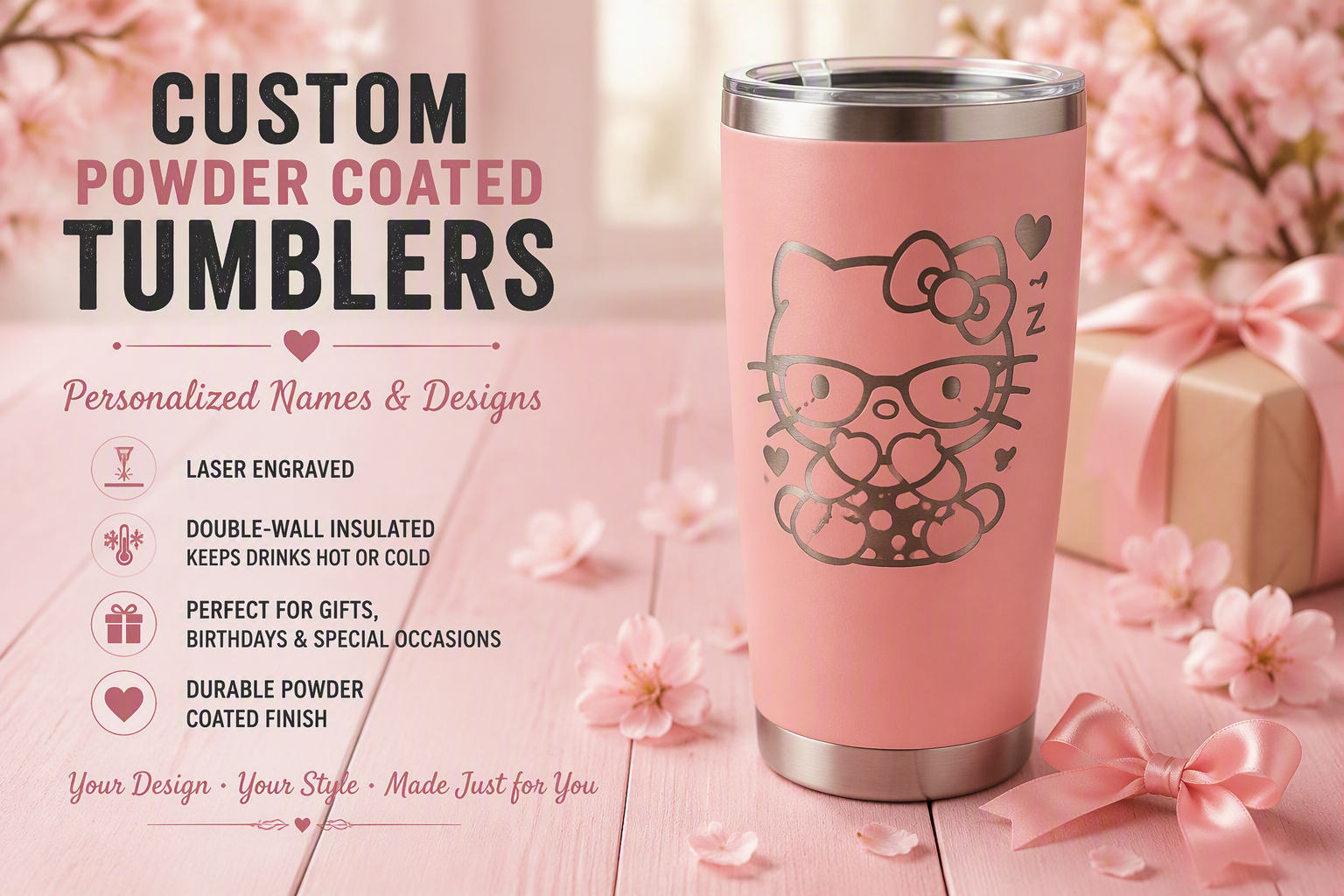 Custom Laser Engraved Tumbler – Personalized Your Way