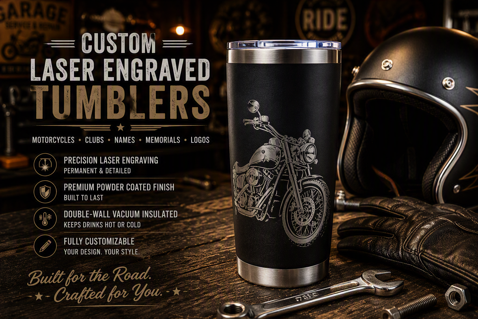 Custom Laser Engraved Tumbler – Personalized Your Way