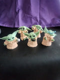 Disney Baby Yoda Grogu Mandalorian (5 pc) brand new! cake topper figurines